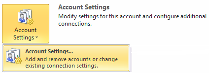 account settings